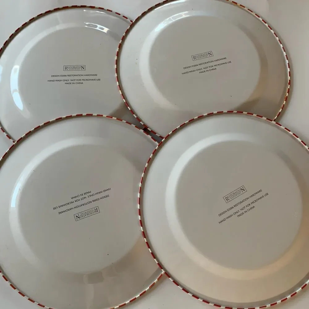 Restoration Hardware Tin Circus Plates